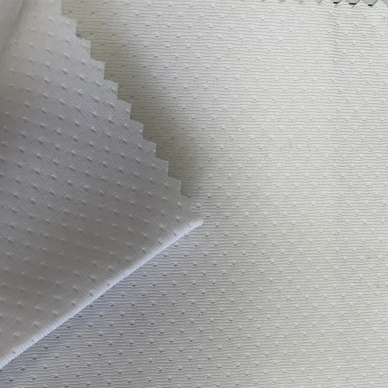 50% Recycle Poly, 50% Poly Knit tkanina Vysoko priedušná