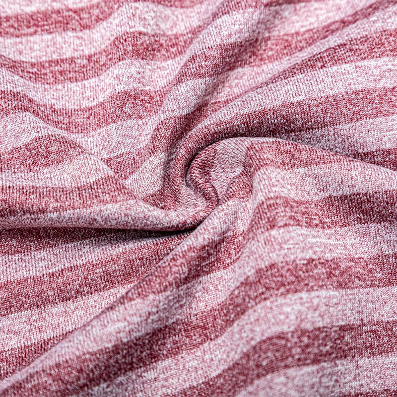 100% polyester CD pruhy Single Jersey